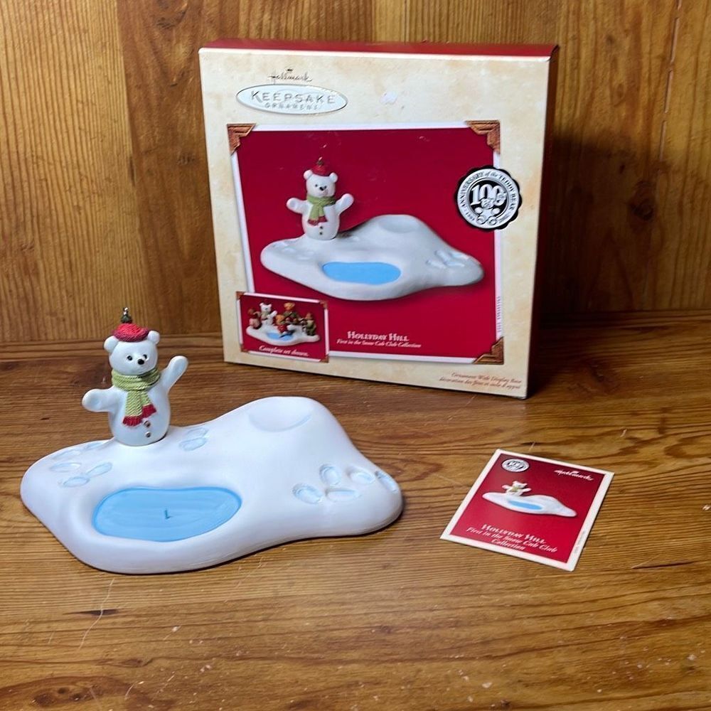 Hallmark Keepsake Ornament Holliday Hill 2002